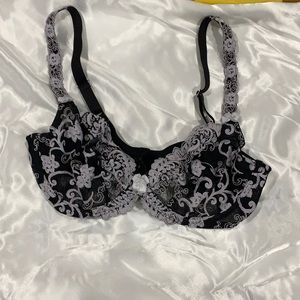 EUC Alegro 34D underwire bra black